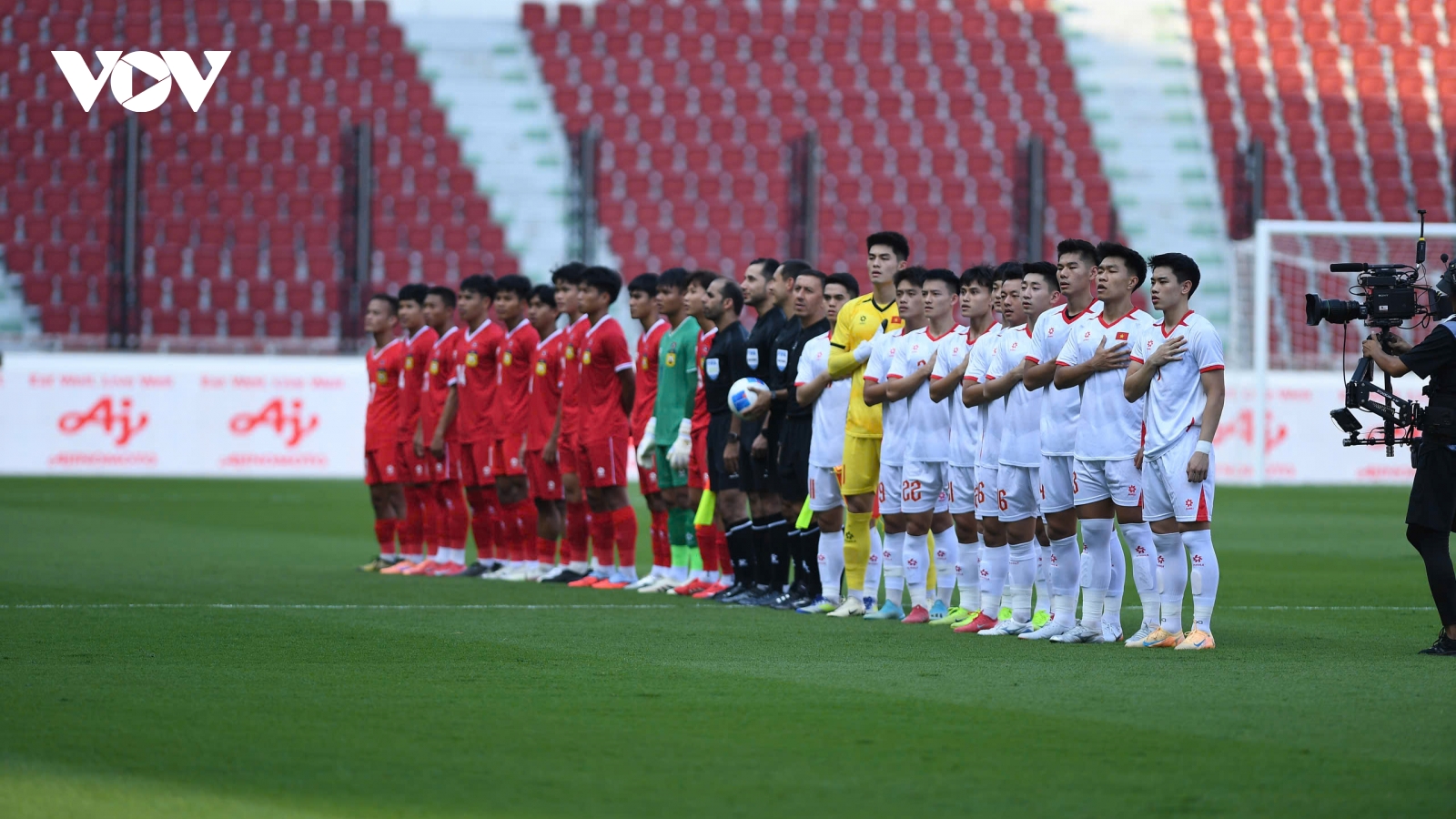 Sự cố đầu tiên ở SEA Games 33 xuất hiện trong trận đấu U22 Việt Nam vs U22 Lào